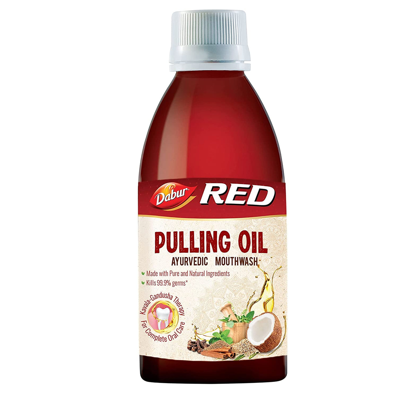 Shop Dabur Red Pulling Oil 195ml at price 275.00 from Dabur Online - Ayush Care