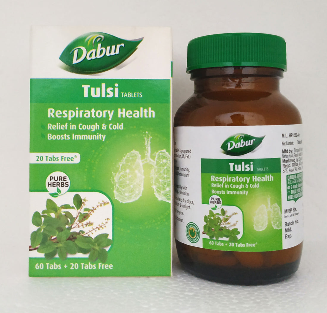 Shop Dabur tulsi tablets - 60Tablets at price 150.00 from Dabur Online - Ayush Care