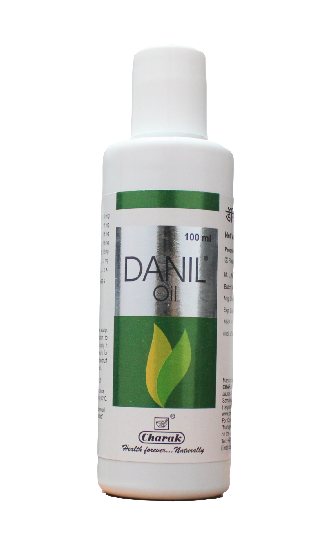 Shop Danil anti dandrull hair oil 100ml at price 220.00 from Charak Online - Ayush Care