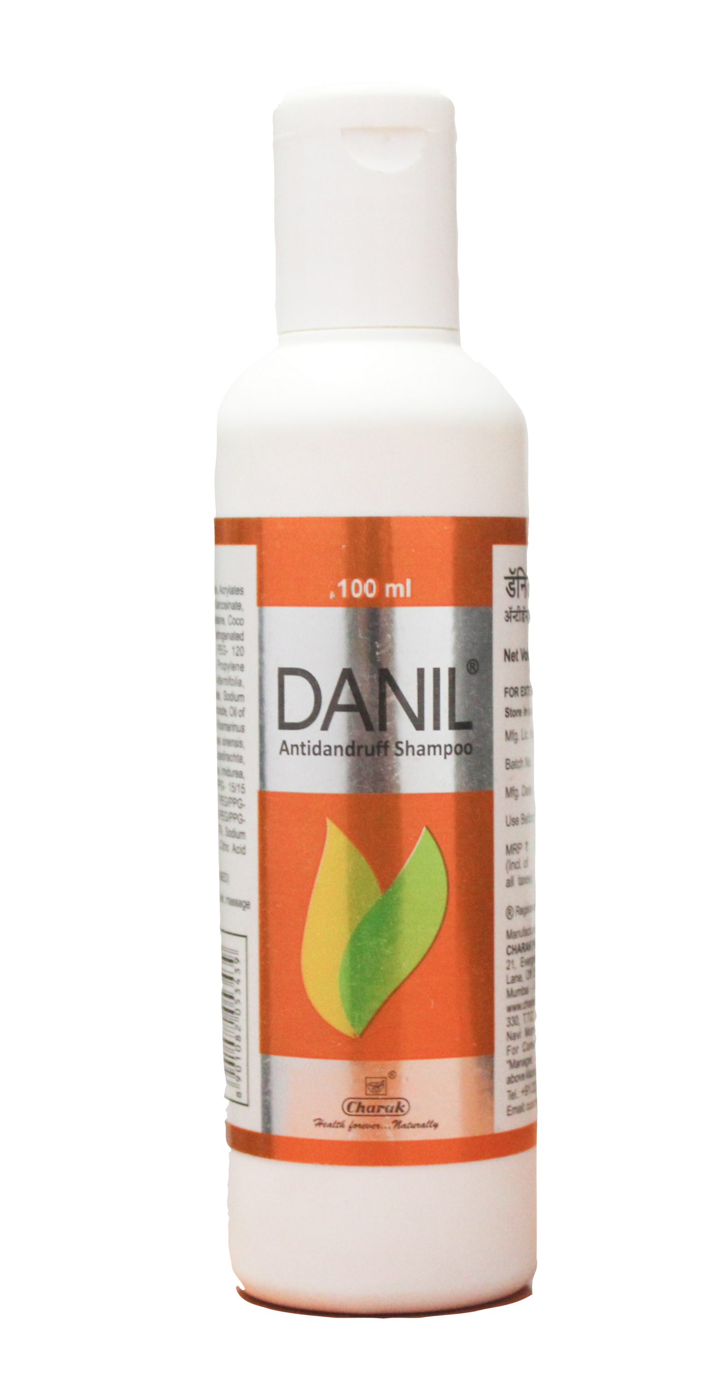 shop danil anti dandruff shampoo 100ml at price 230.00 from charak online - ayush care