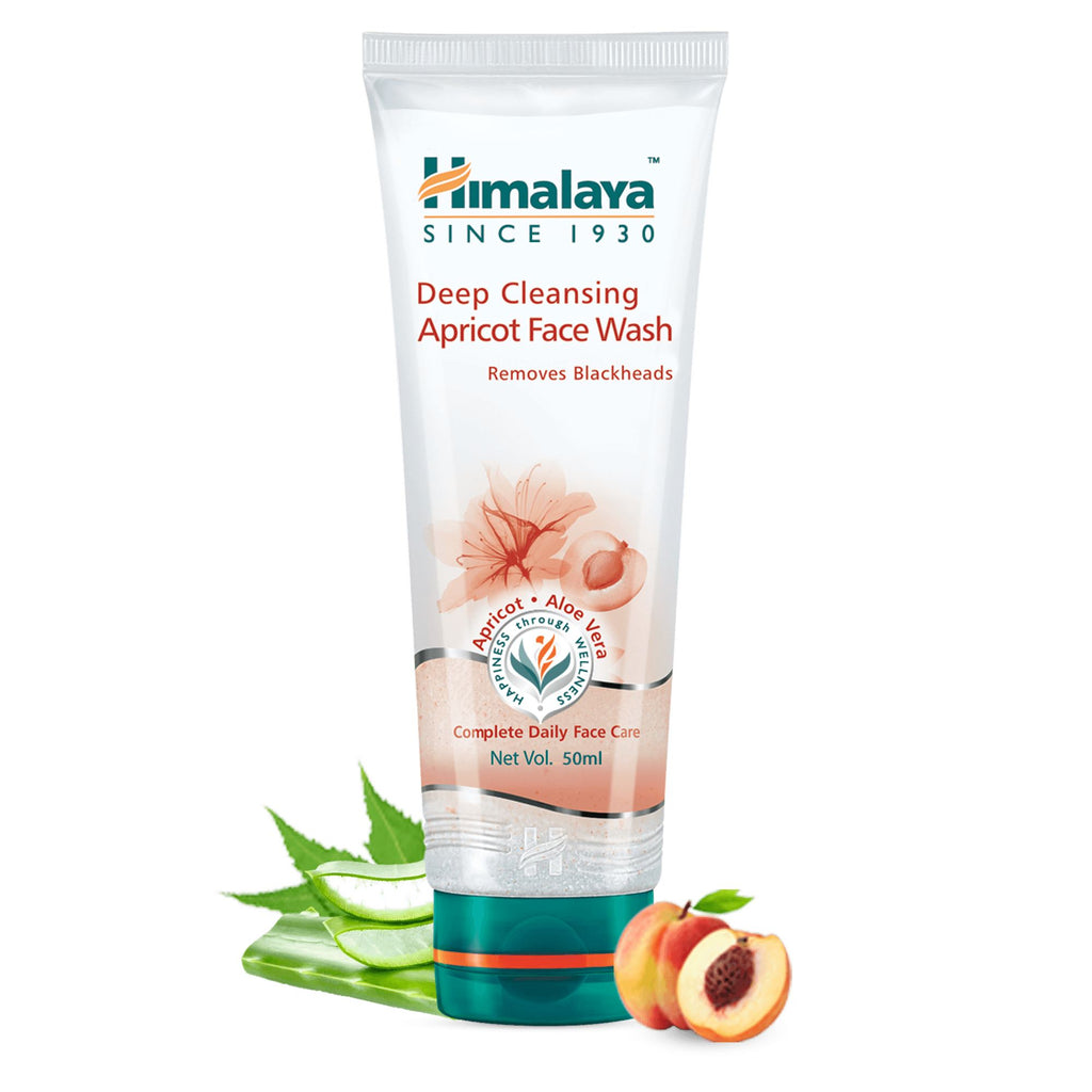 shop himalaya deep cleansing apricot facewash 50ml at price 75.00 from himalaya online - ayush care