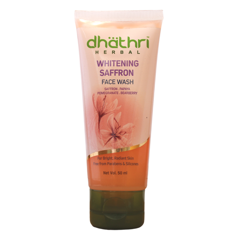 Shop Dhathri Whitening Saffron Facewash 50ml at price 70.00 from Dhathri Online - Ayush Care