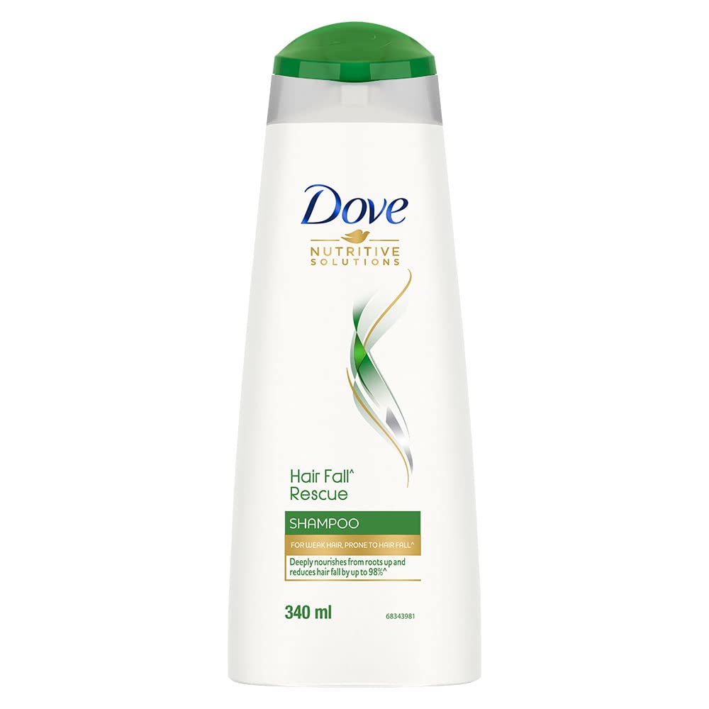 shop dove hairfall rescue shampoo 180ml at price 130.00 from dove online - ayush care