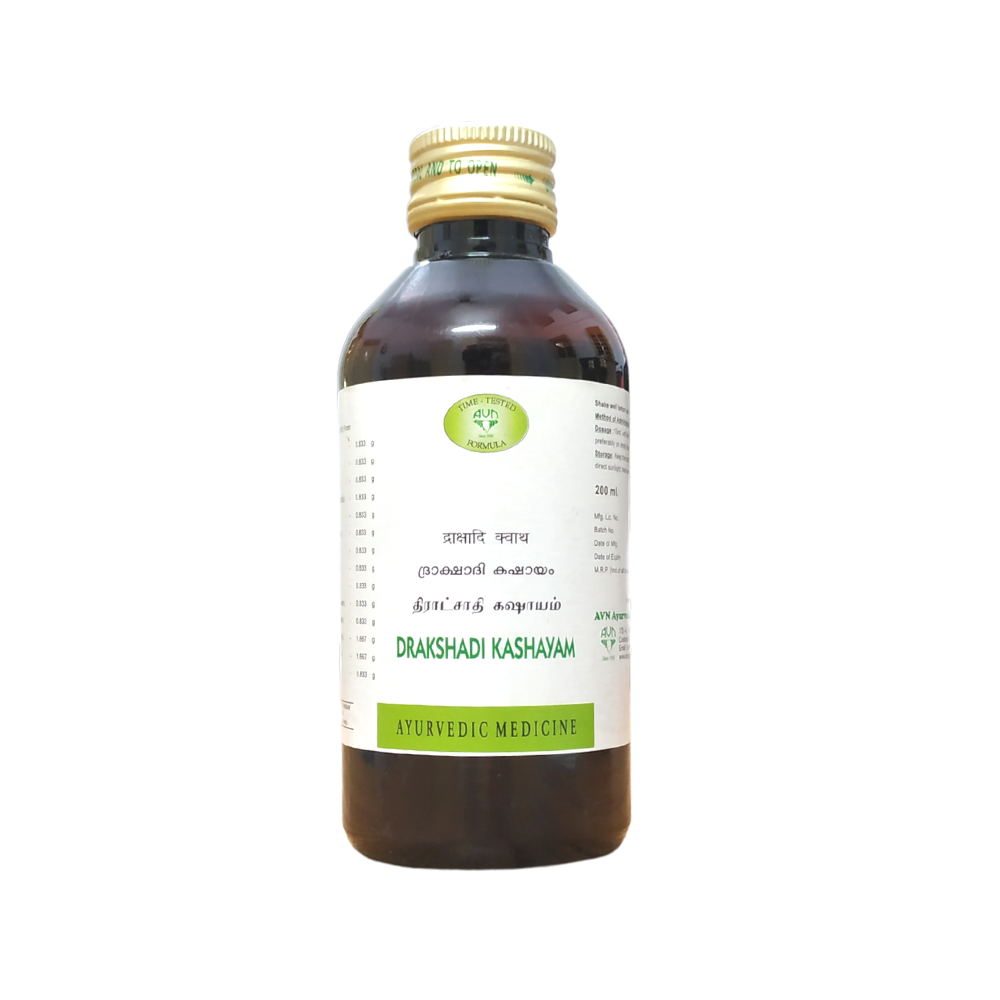 Buy AVN Drakshadi Kashayam 200ml Online - Ayush Care