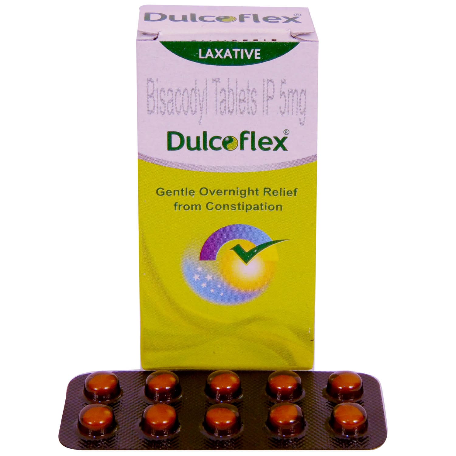 Shop Dulcoflex Tablets - Bisacodyl 5mg - 10Tablets at price 11.25 from Sanofi Online - Ayush Care