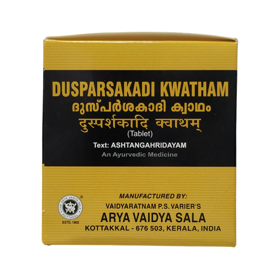 Shop Dusparsakadi Kwatham Tablets - 10 Tablets at price 48.00 from Kottakkal Online - Ayush Care