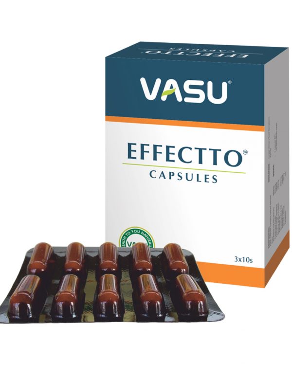 shop effecto 10capsules at price 100.00 from vasu herbals online - ayush care