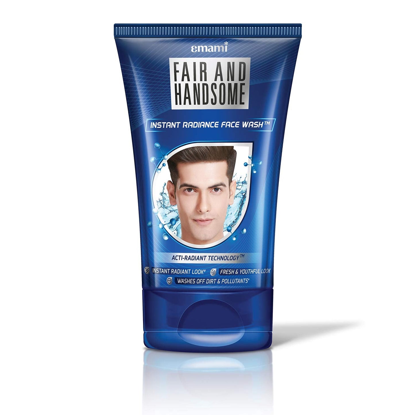 shop emami fair and handsome instant radiance facewash at price 90.00 from emami online - ayush care