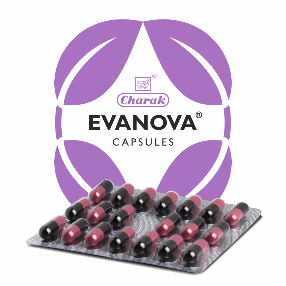 Shop Evanova Capsules - 20Capsules at price 150.00 from Charak Online - Ayush Care