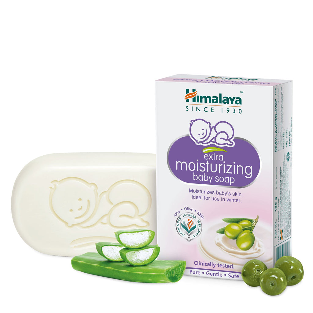 shop himalaya extra moisturizing baby soap 75gm at price 50.00 from himalaya online - ayush care