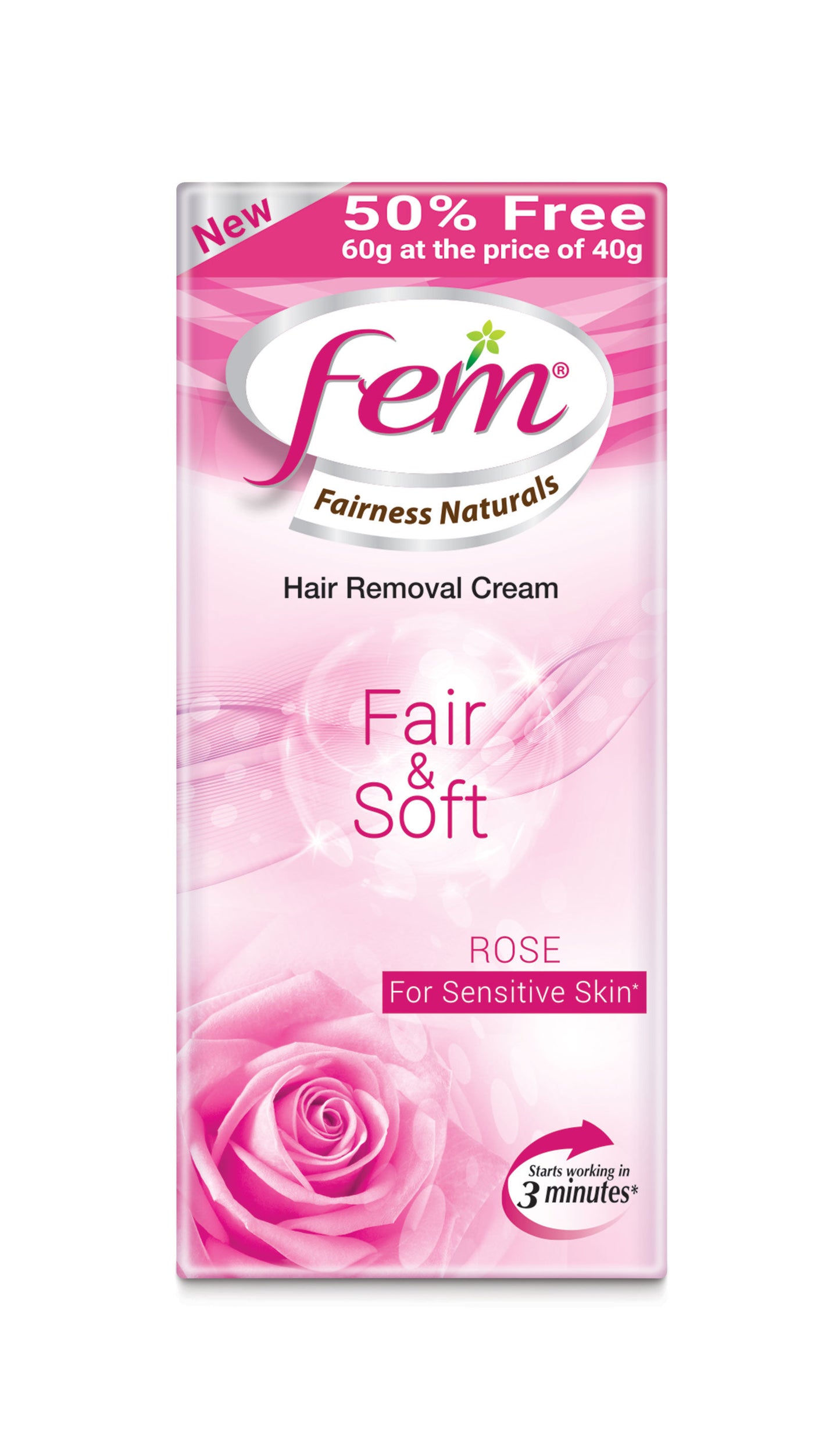 shop fem hair removal cream - rose 40gm at price 65.00 from dabur online - ayush care