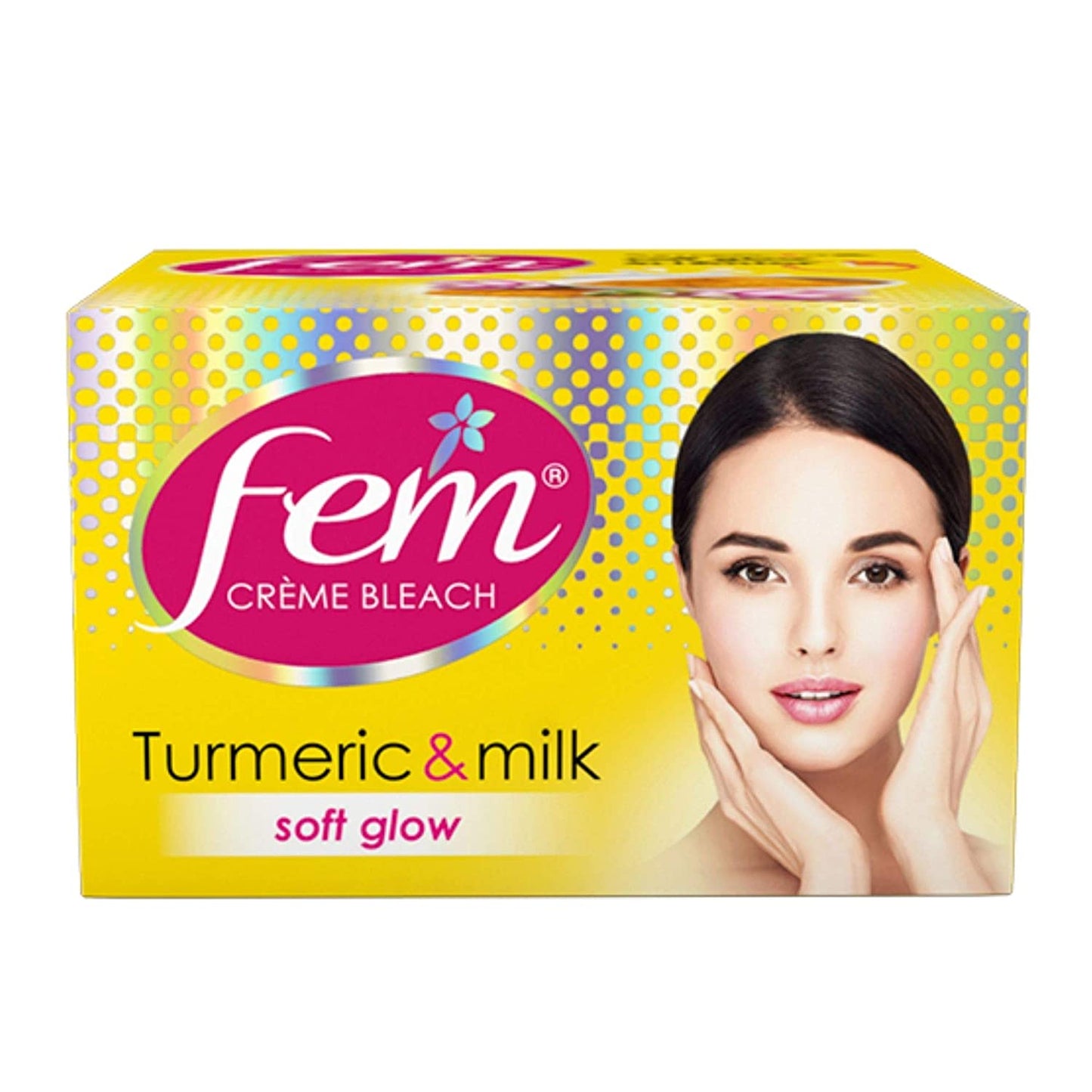 shop fem fairness creme bleach - turmeric and milk - 24gm at price 57.00 from dabur online - ayush care