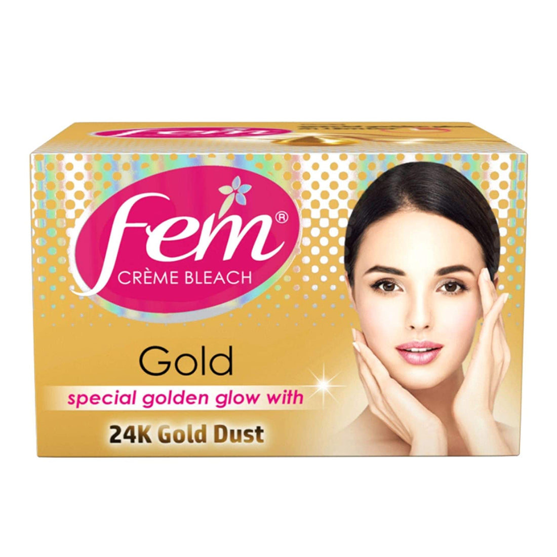 Shop Fem creme bleach - Gold - 24gm at price 65.00 from Dabur Online - Ayush Care