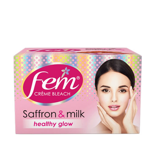 shop fem creme bleach - saffron and milk - 24gm at price 57.00 from dabur online - ayush care