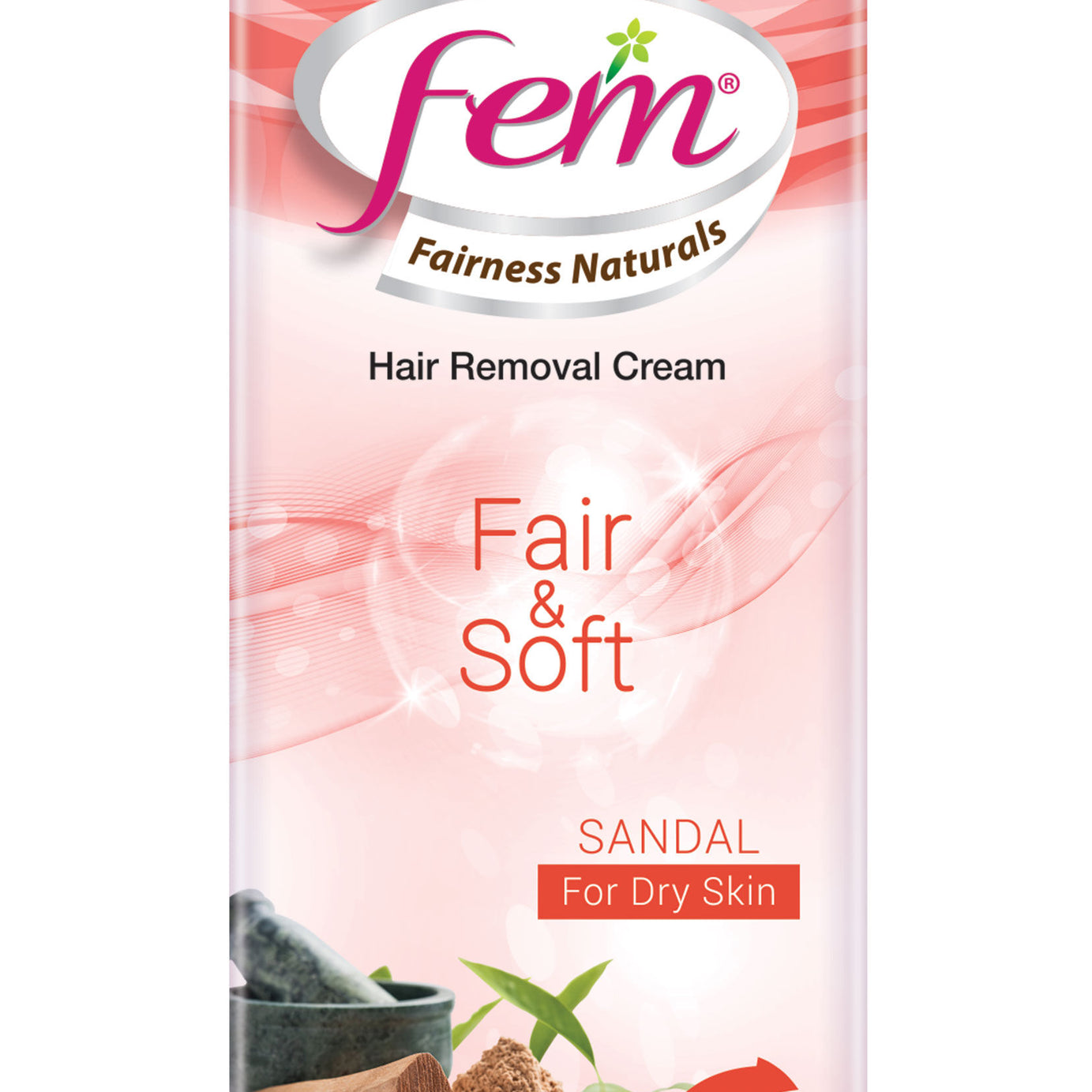 Shop Fem hair removal cream - Sandal - For Dry Skin - 40gm at price 65.00 from Dabur Online - Ayush Care