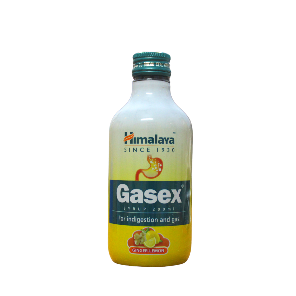 gasex syrup 200ml - ginger lemon flavour