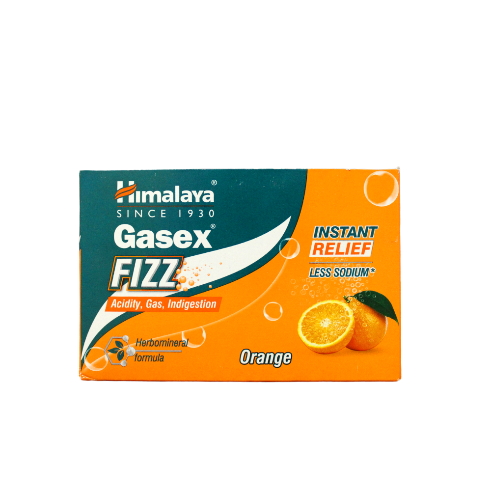 gasex fizz orange flavour 5gm sachet