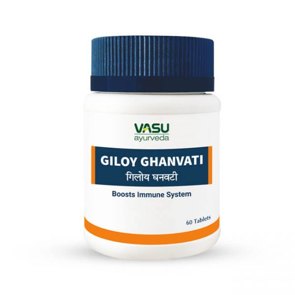 Shop Giloy Ghanvati 60Tablets at price 120.00 from Vasu herbals Online - Ayush Care