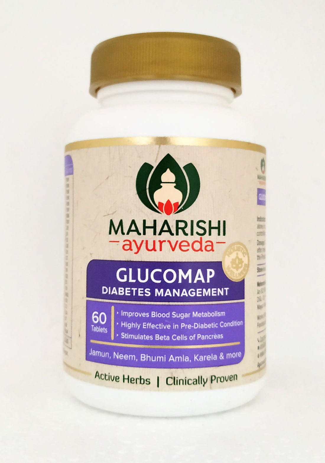 Shop Glucomap tablets - 60tablets at price 280.00 from Maharishi Ayurveda Online - Ayush Care