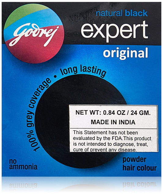 Shop Godrej Expert Original Powder Hair Colour - Natural Black at price 160.00 from Godrej Online - Ayush Care