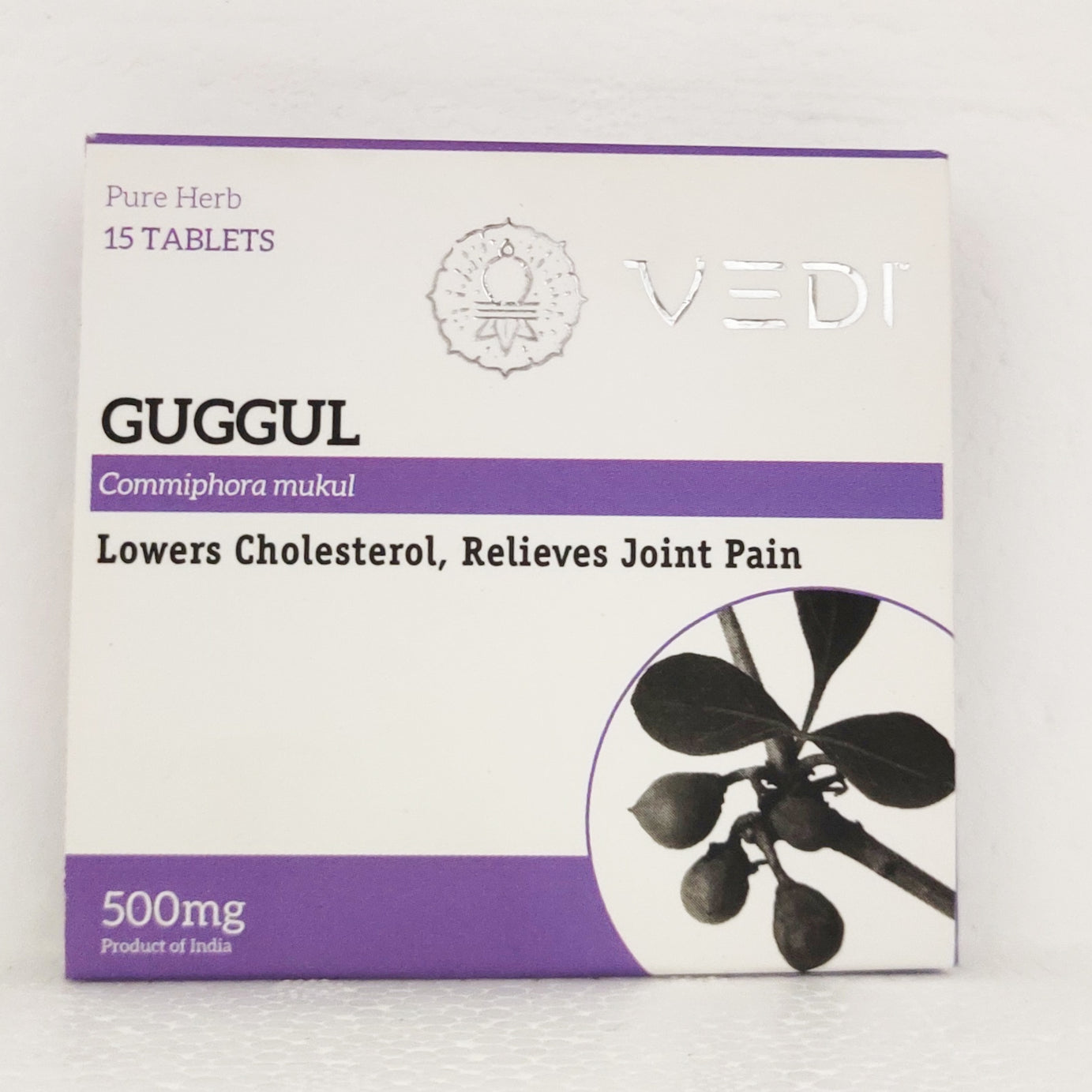 Shop Guggul tablets - 15tablets at price 99.00 from Vedi Herbals Online - Ayush Care