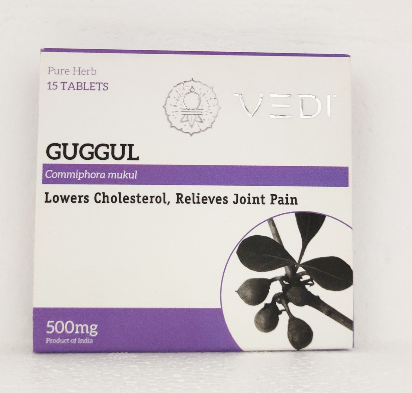 shop guggul tablets - 15tablets at price 99.00 from vedi herbals online - ayush care