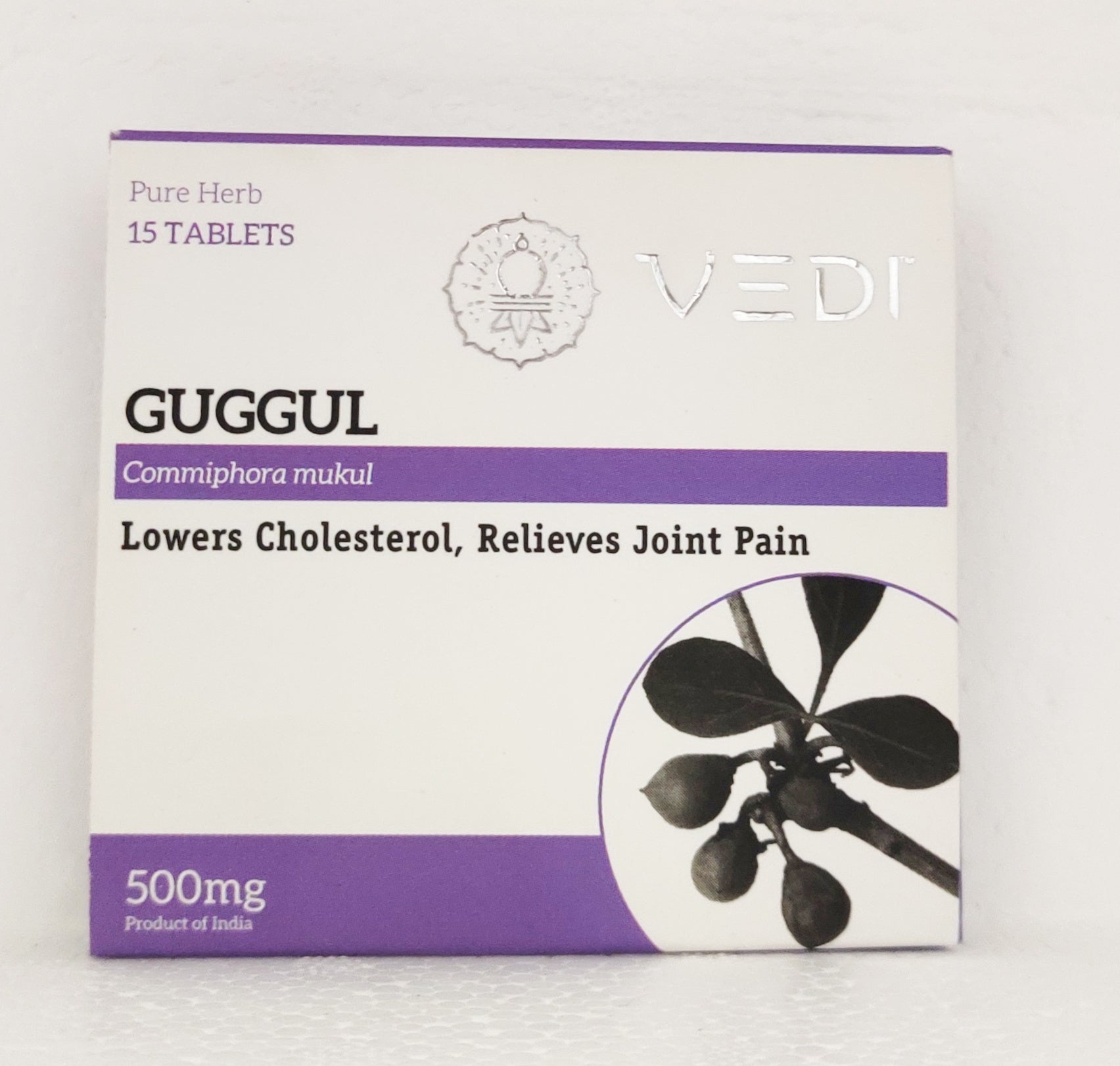 Shop Guggul tablets - 15tablets at price 99.00 from Vedi Herbals Online - Ayush Care