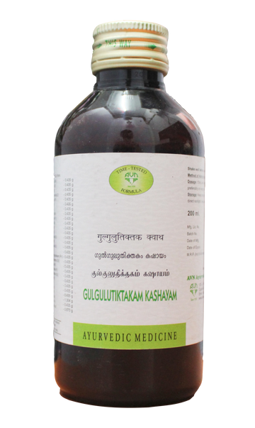 Shop Gugguluthikthaka kashayam 200ml at price 185.00 from AVN Online - Ayush Care