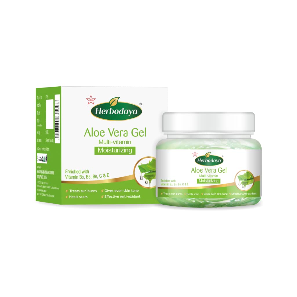 herbodaya moisturizing aloevera gel 100gm