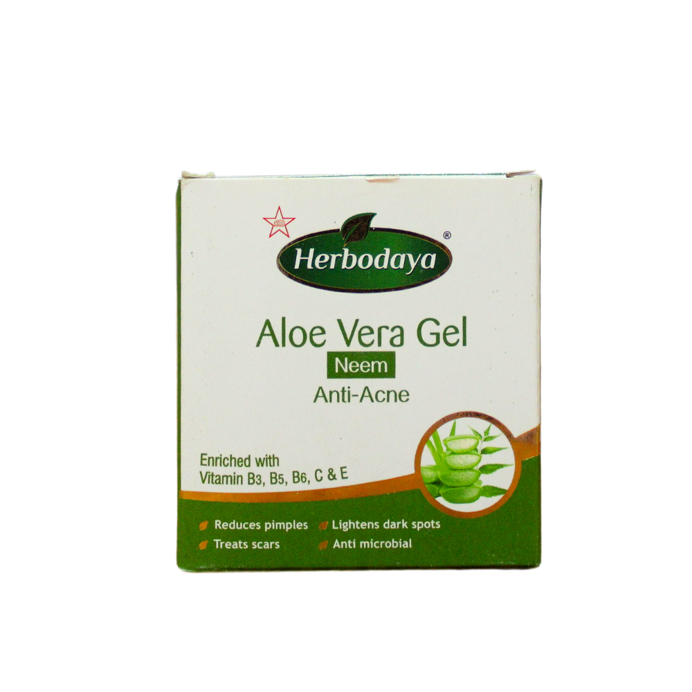 herbodaya aloevera gel neem flavour 100gm