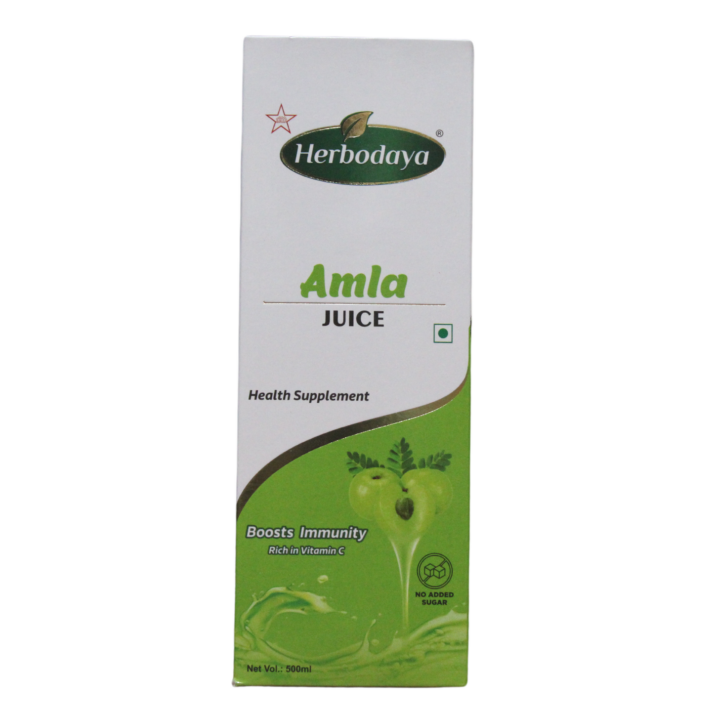 shop herbodaya amla juice 500ml at price 145.00 from herbodaya online - ayush care