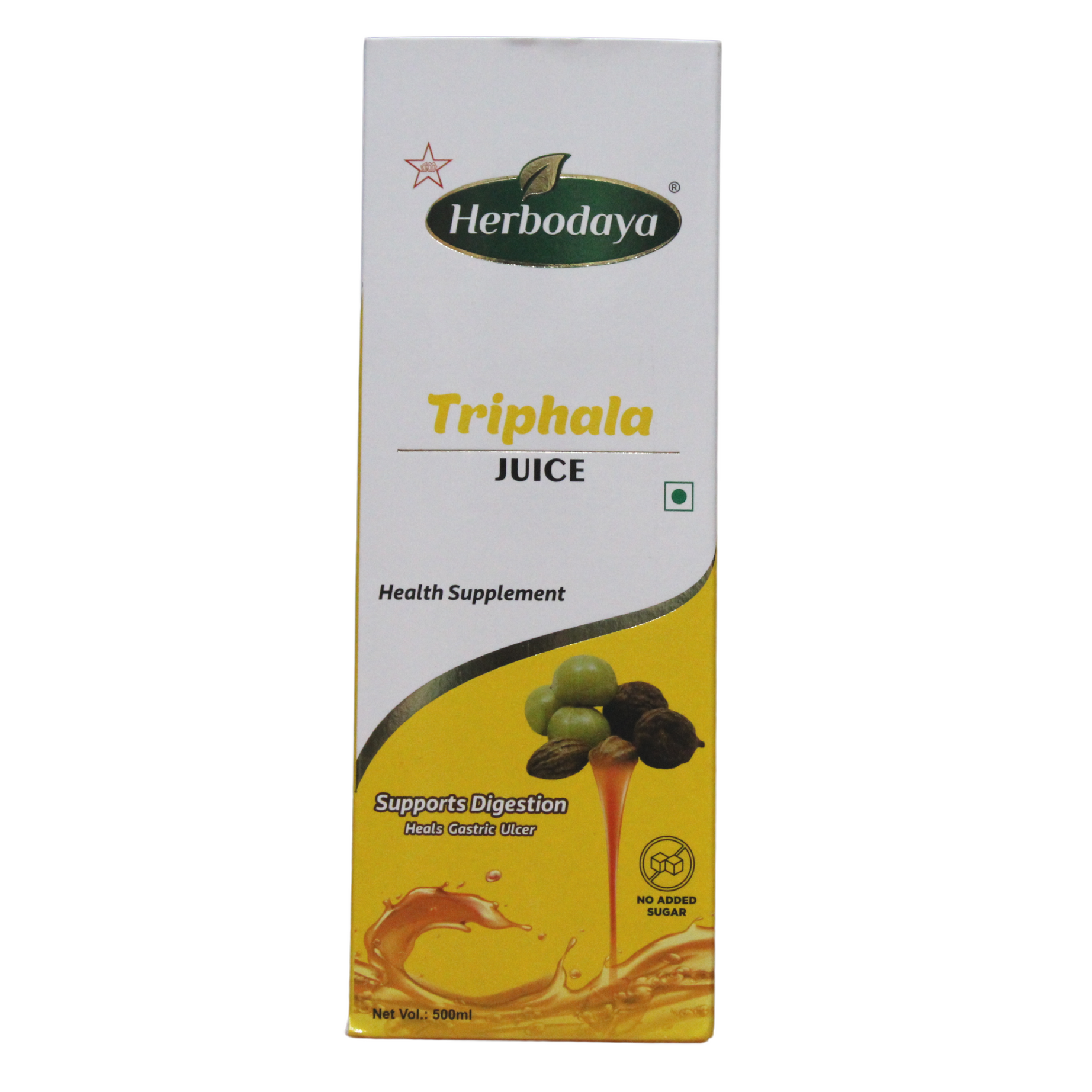 Shop Herbodaya Triphala Juice 500ml at price 160.00 from Herbodaya Online - Ayush Care