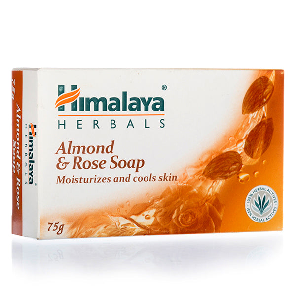 shop himalaya almond and rose soap 75g at price 29.00 from himalaya online - ayush care