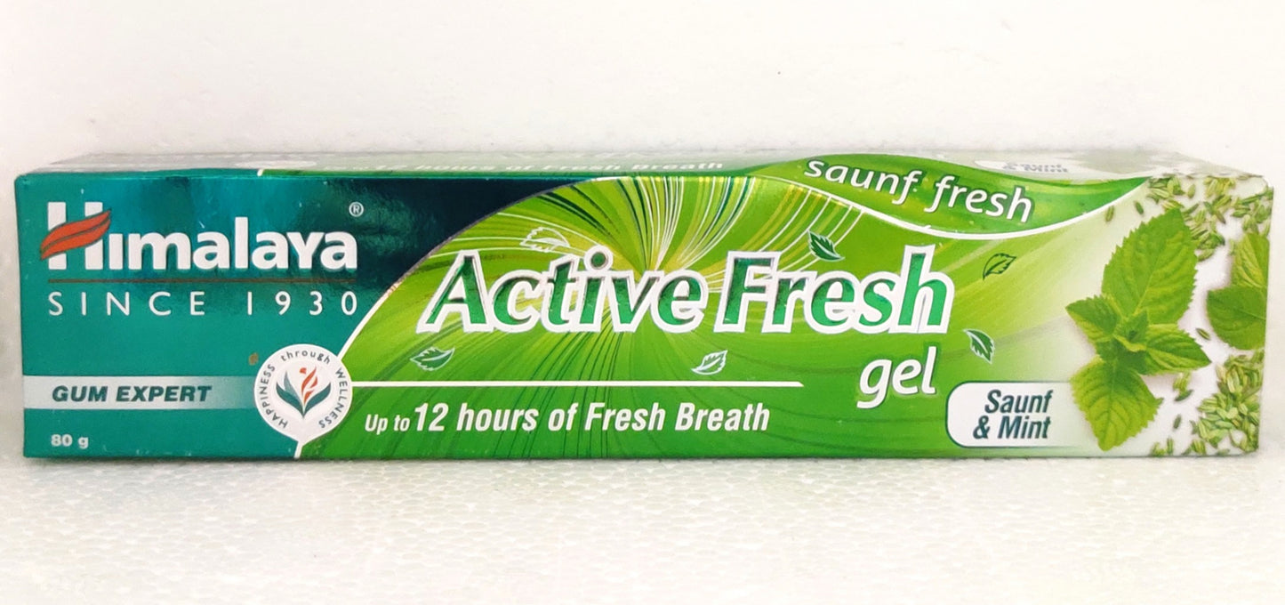 shop himalaya active fresh gel toothpaste 80gm at price 50.00 from himalaya online - ayush care