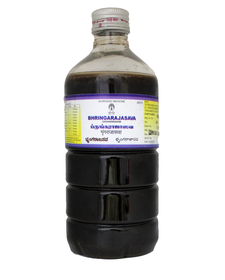 Shop Bhringarajasava 450ml at price 99.00 from Impcops Online - Ayush Care