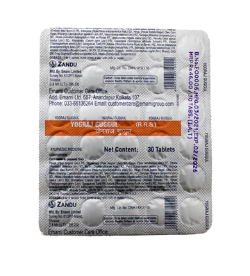 Shop Yograj guggul - 30tablets at price 46.00 from Zandu Online - Ayush Care