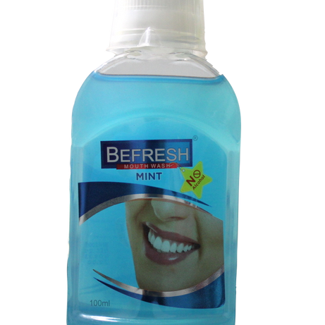 Shop Befresh mint mouthwash 100ml at price 72.00 from Sagar Online - Ayush Care