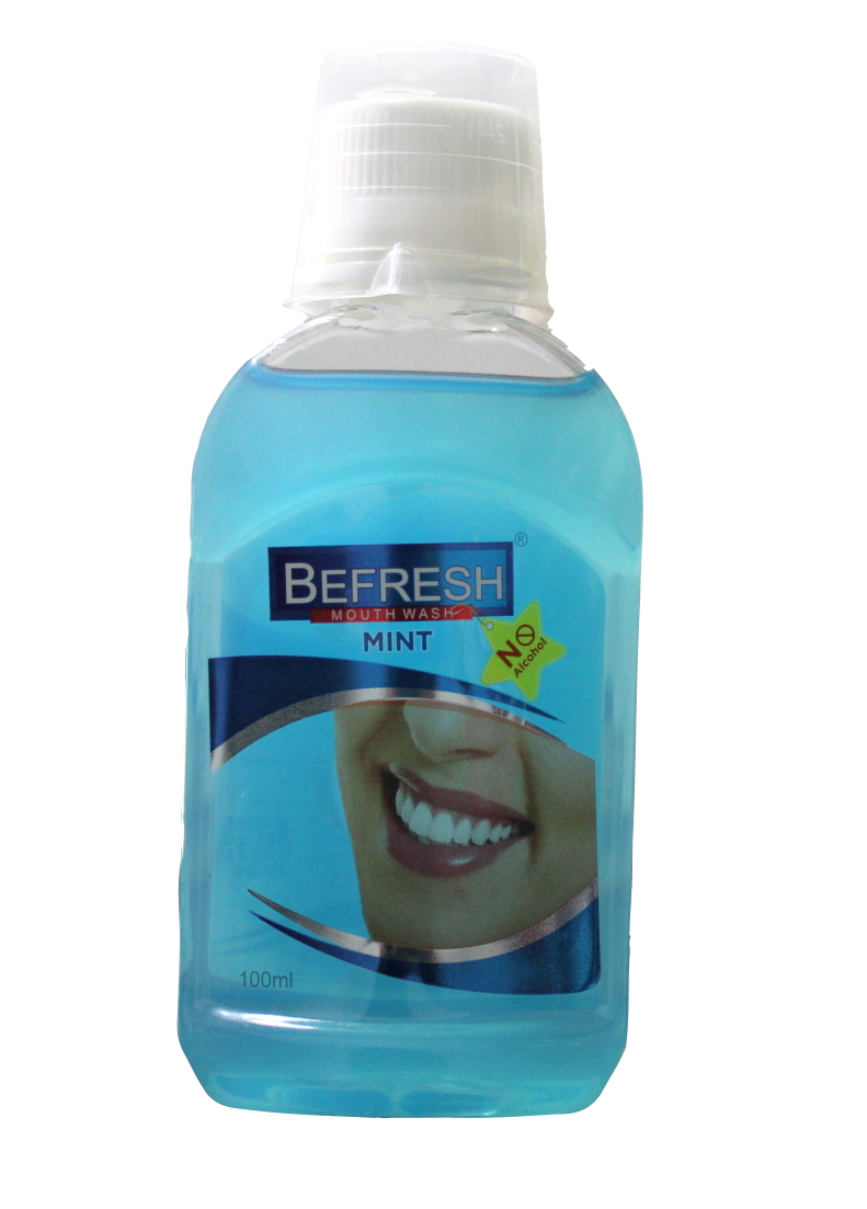 Shop Befresh mint mouthwash 100ml at price 72.00 from Sagar Online - Ayush Care