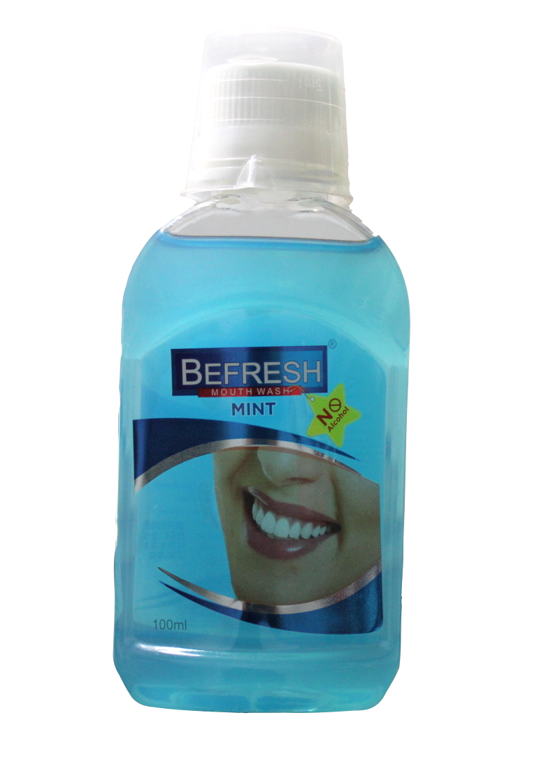 shop befresh mint mouthwash 100ml at price 72.00 from sagar online - ayush care