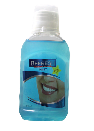 Shop Befresh mint mouthwash 100ml at price 72.00 from Sagar Online - Ayush Care