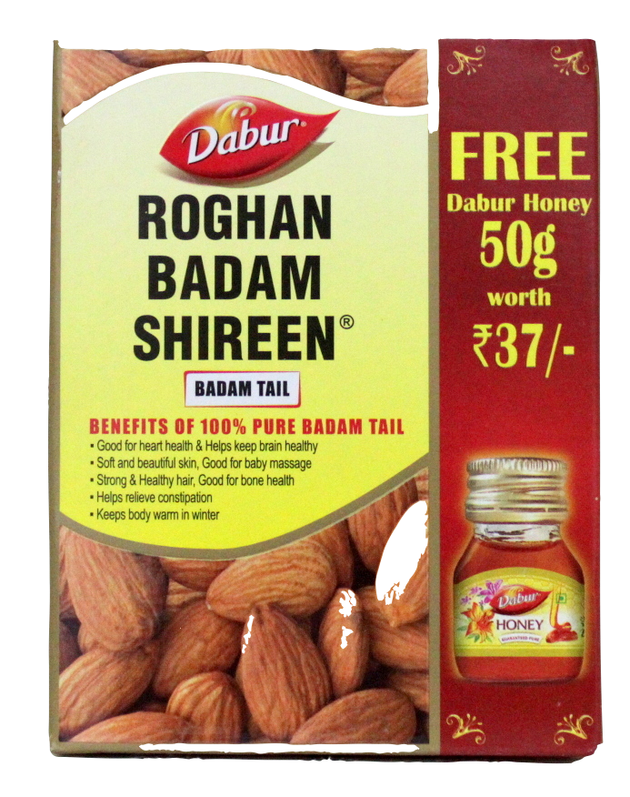 Shop Dabur roghan badam shireen 50ml at price 220.00 from Dabur Online - Ayush Care