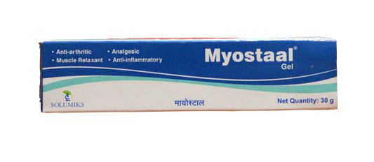 Shop Myostaal gel 30gm at price 115.00 from Solumiks Online - Ayush Care