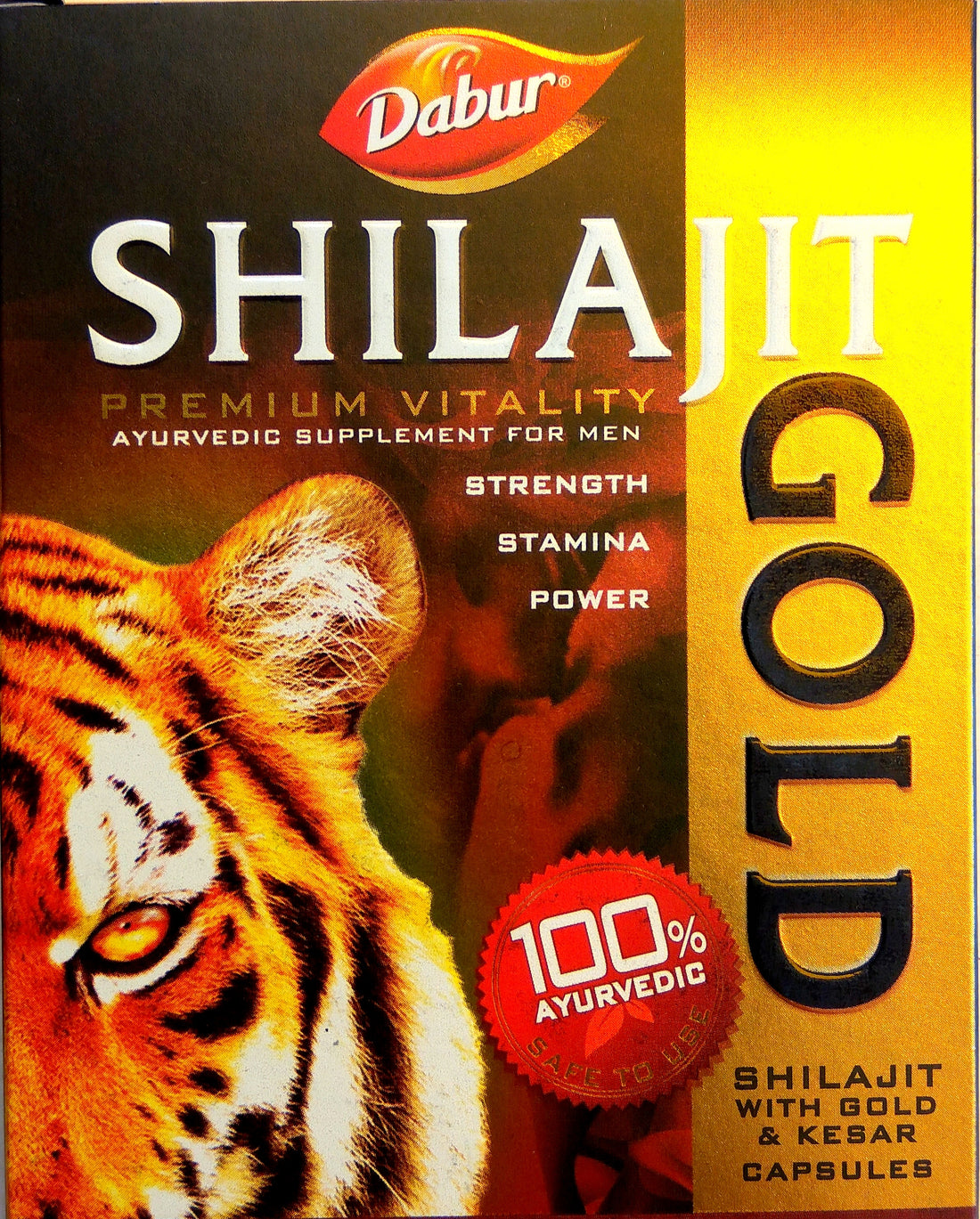 Shop Dabur Shilajit Gold 10Capsules at price 230.00 from Dabur Online - Ayush Care