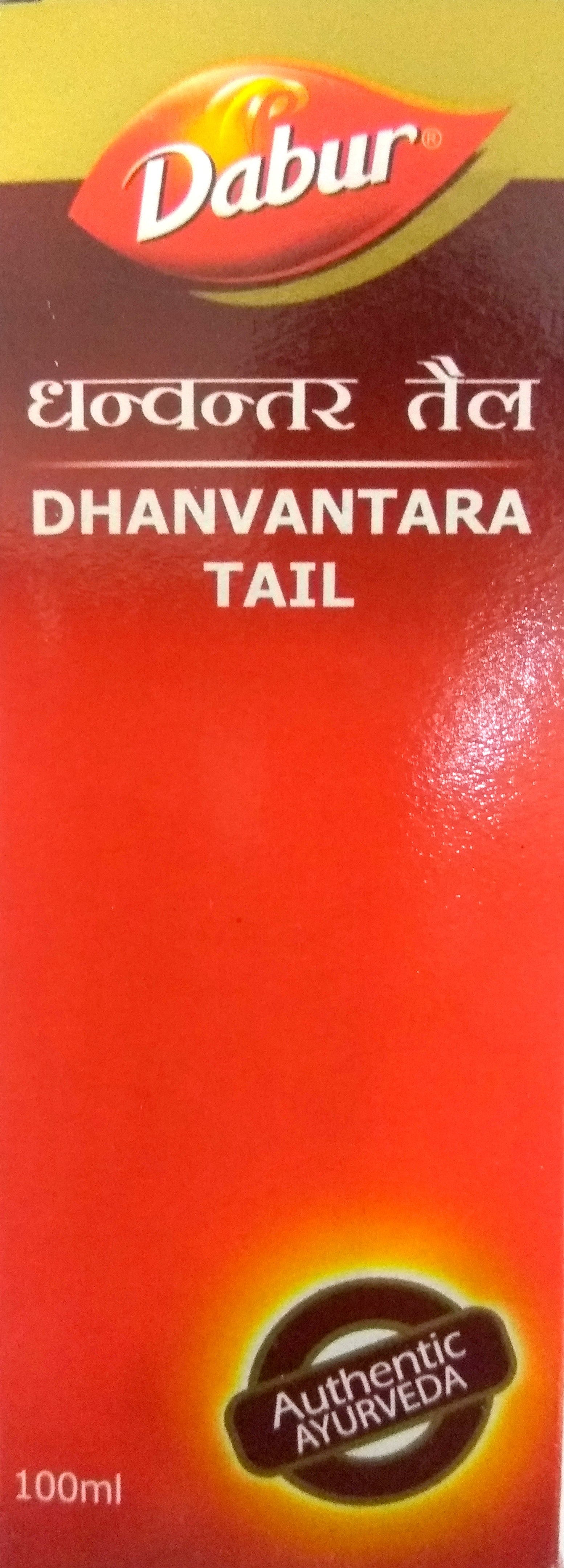 Shop Dabur Dhanvantara Tail 100ml at price 94.00 from Dabur Online - Ayush Care
