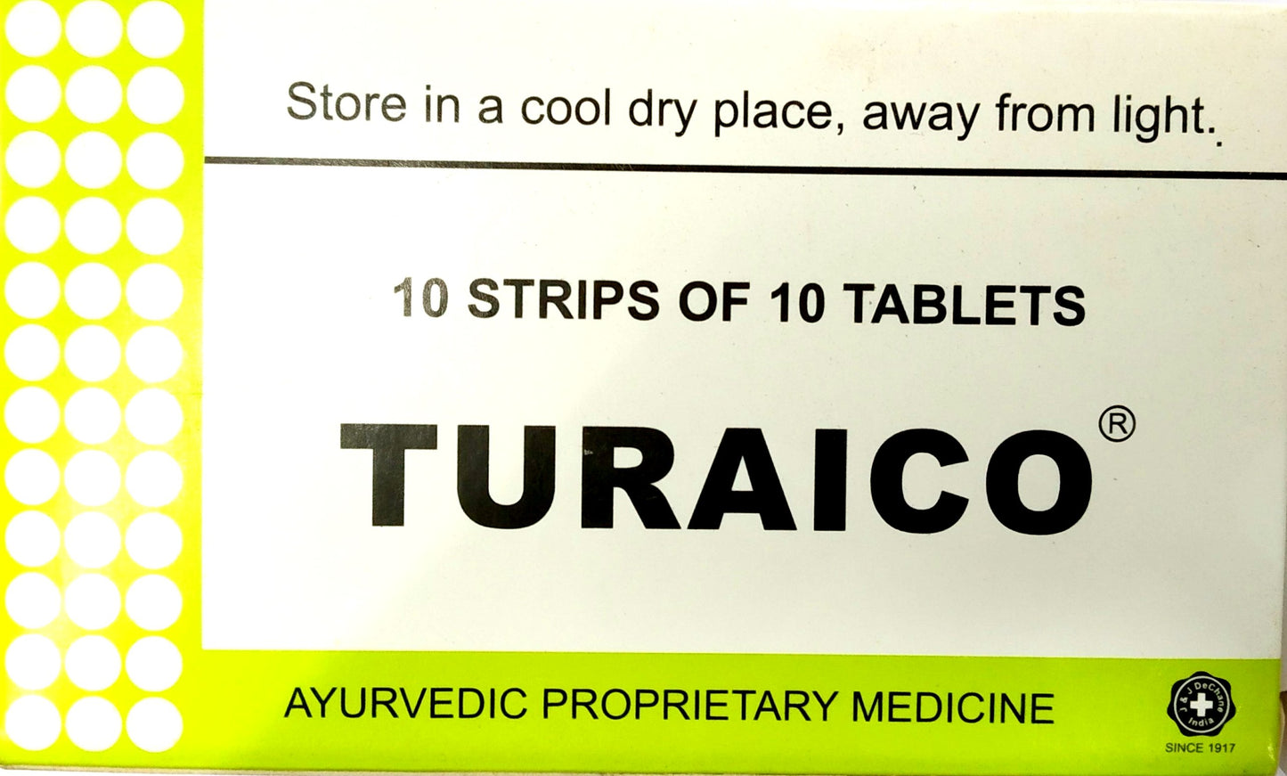 shop turaico tablets 10tablets at price 16.00 from jj dechane online - ayush care