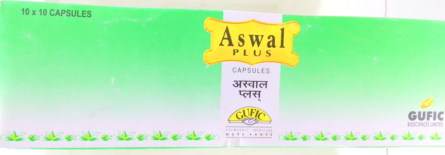 shop gufic aswal plus 10capsules at price 126.00 from gufic online - ayush care