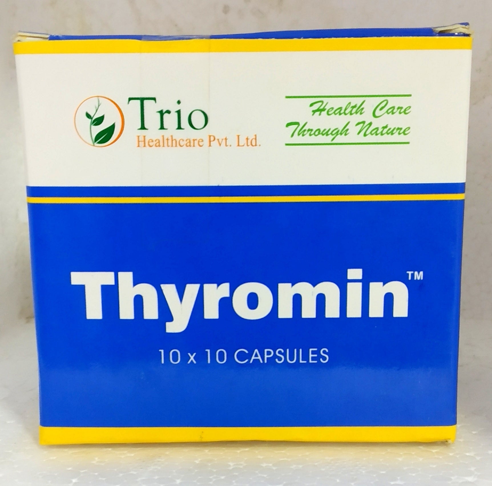 Shop Thyromin 10Capsules at price 58.00 from Trio Online - Ayush Care