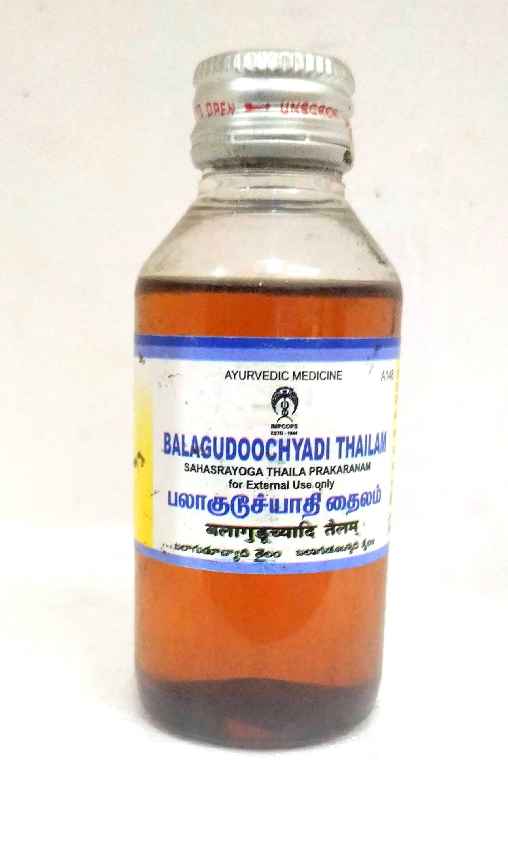 Shop Balagudochyadi Thailam 100ml at price 110.00 from Impcops Online - Ayush Care