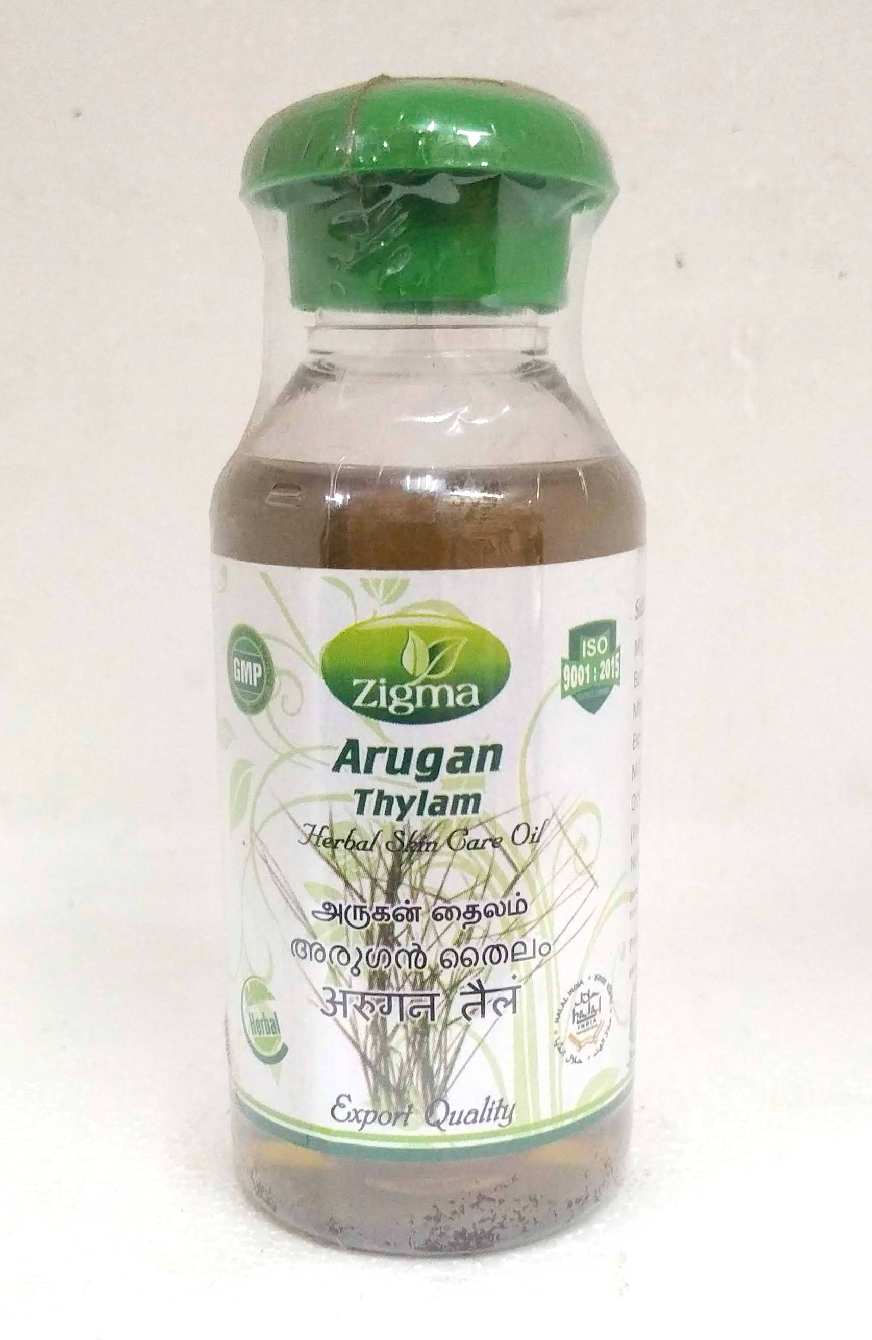 Shop Zigma Arugan Thailam 100ml at price 80.00 from Zigma Online - Ayush Care