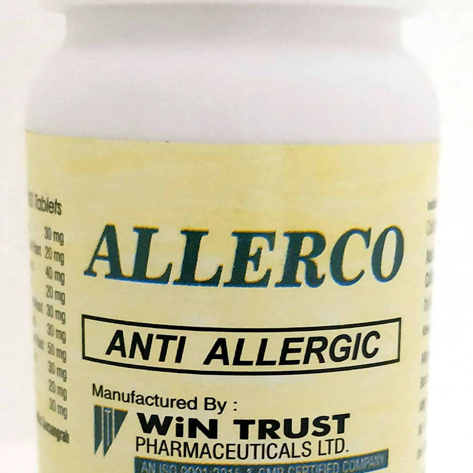 Shop Wintrust Allerco Tablets 100Tablets at price 200.00 from Wintrust Online - Ayush Care